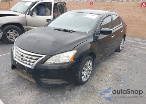 2013 Nissan Sentra Sv z USA, uszkodzony, nr VIN 3N1AB7AP6DL707523